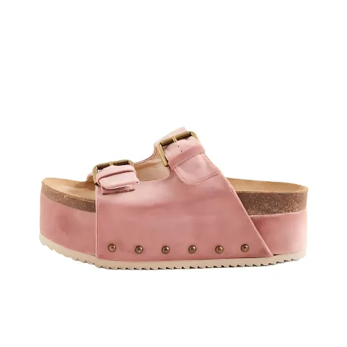 FREE PEOPLE Slide Slippers Women's Light Pink