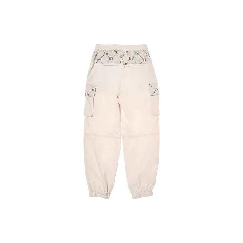 MLB Dia Monogram New York Yankees New York Yankees Woven Pants Casual Pants Unisex Dark Cream-1