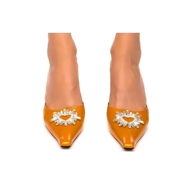 Nina Zarqua Paris Wrap-toe Slippers Women's Yellow-2