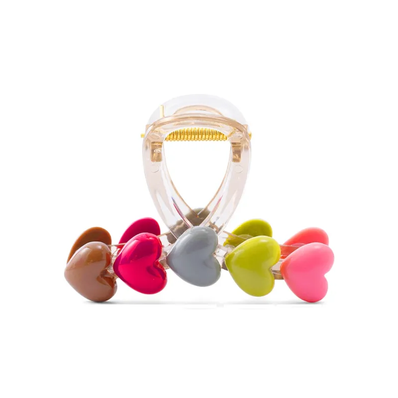 ZANC Acrylic Hair Clips Women's Multiple Colors-9