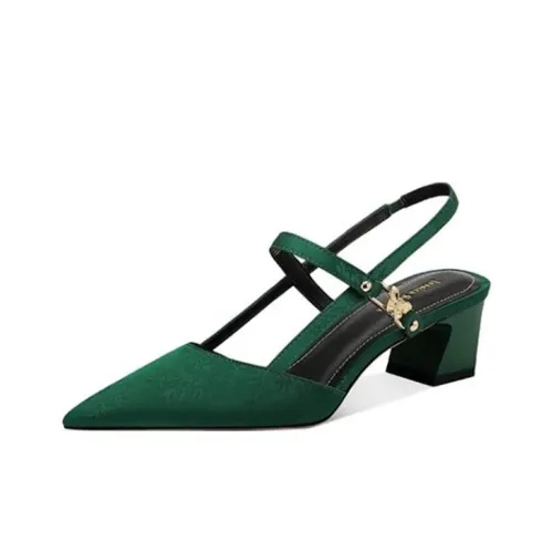 JESSICA SOPHIA Strap Sandals 5cm Women
s Green