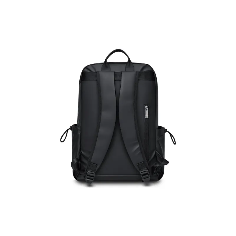 WilliamPOLO Fabric Backpack Large Size Men's Black-3