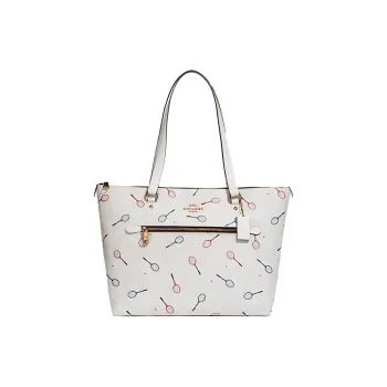 COACH Gallery Leather Portable Crossbody Bag, Shoulder Bag Women's White