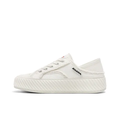 Dickies Lightweight And Breathable Low-Top Skateboard Shoes Women's Beige