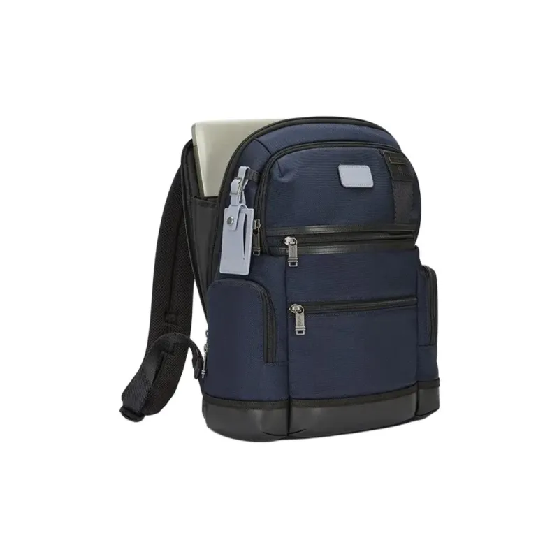 TUMI Ballistic Nylon With Cow Leather Backpack Men's Indigo-1