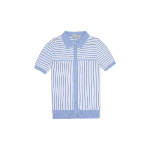 GUESS Knitwear Women's S74A- Blue/White Stripe