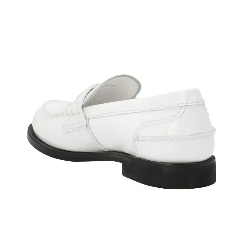 MIU MIU Penny Casual Single Shoes Women's White-3