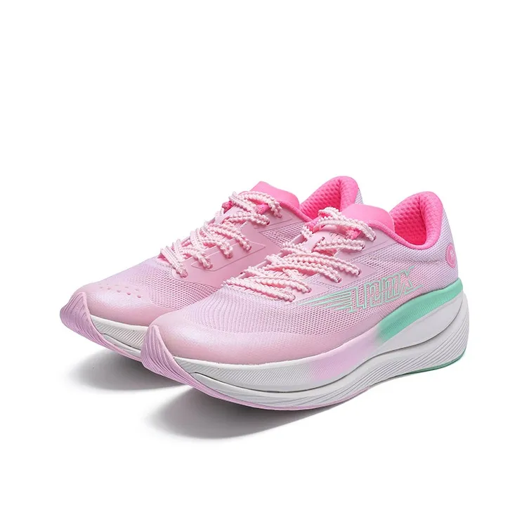 LPMX Running Shoes Women's Low Top Cherry Blossom Pink-2