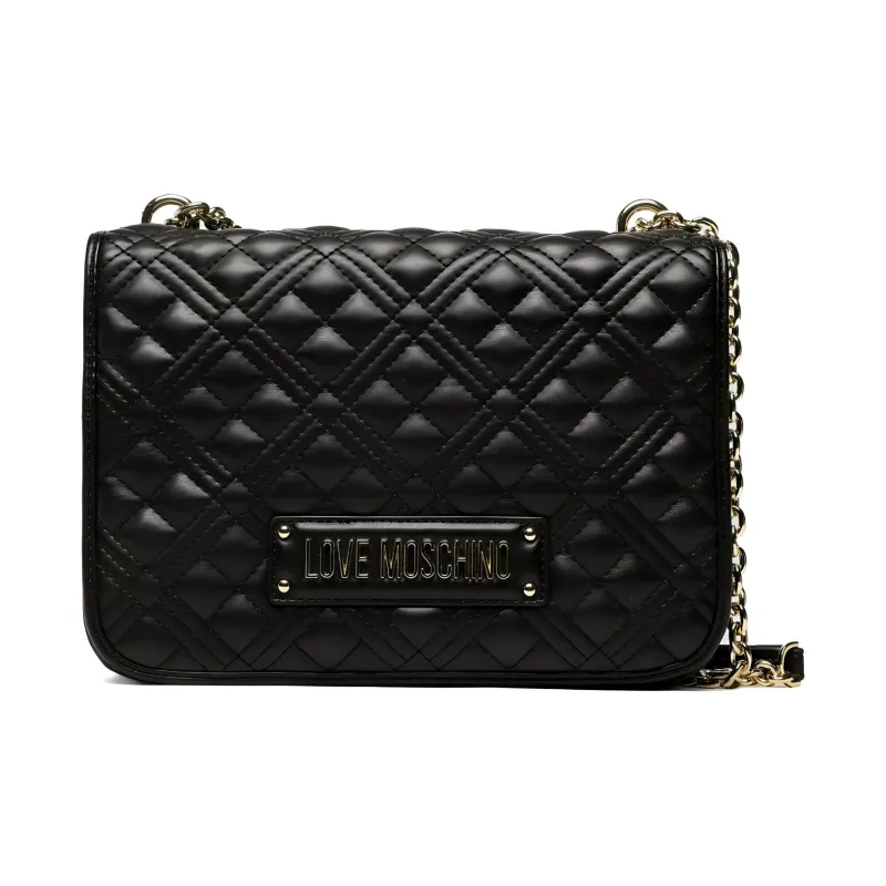 LOVE MOSCHINO Synthetic Leather Portable Crossbody Bag Shoulder Bag Women's Black-2