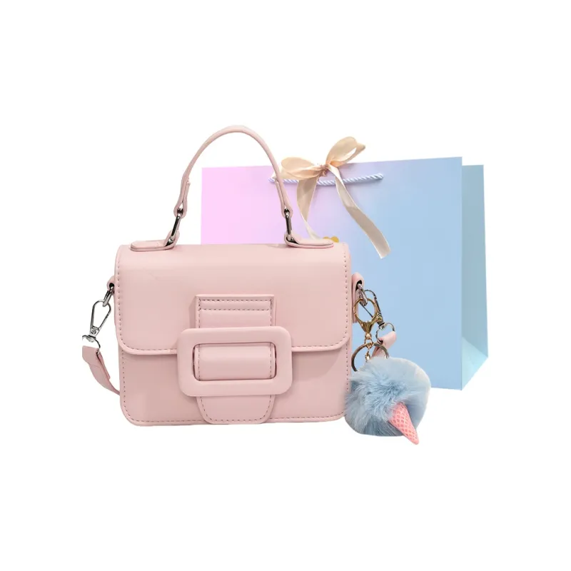 SUPERCUTE PU Satchel Bag Portable Crossbody Bag Shoulder Bag Women's White/Black/Blue/Pink-18