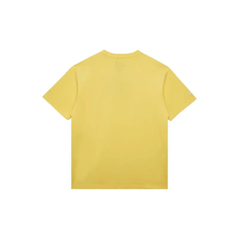 New Era x XIAOHUANGREN LIANMINGKUAN T Shirt Unisex Yellow-1