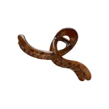 Wave Claw Clip[Shiny Coffee]