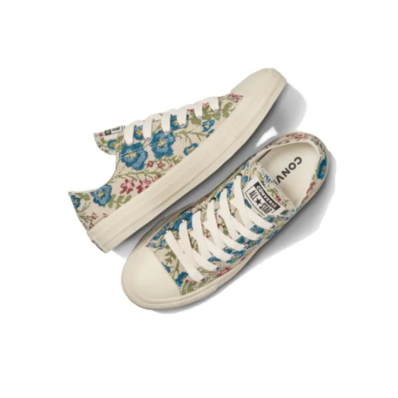 Converse Chuck Taylor All Star Anti Slip And Wear Resistant Lightweight Low Top Skateboard Shoes Women's Beige-4