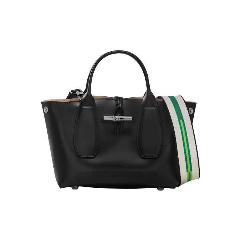 LONGCHAMP Small Roseau Leather Tote Bag-2