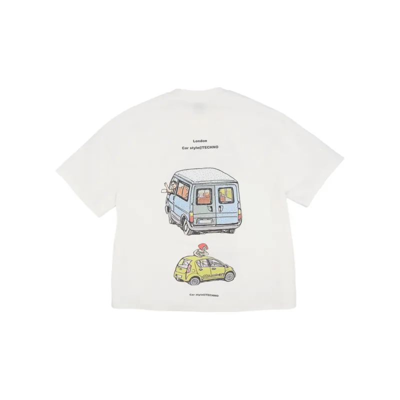 TCH T Shirt Unisex White With Silver Logo-1