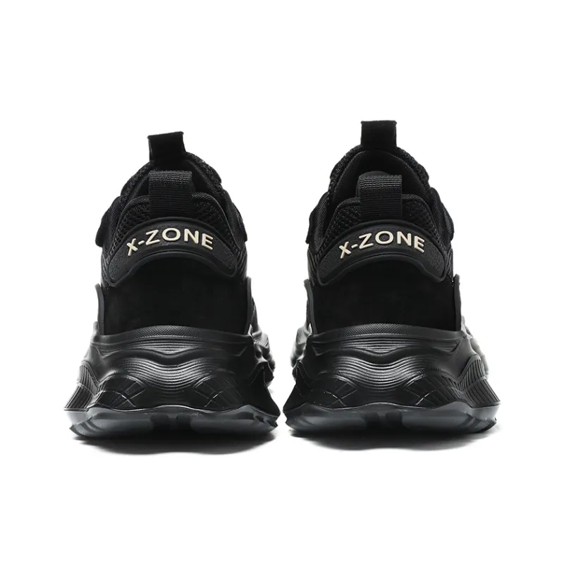X-ZONE Breathable Impact-Resistant Lightweight Height Increasing Low-Top Chunky Sneakers Men's-11