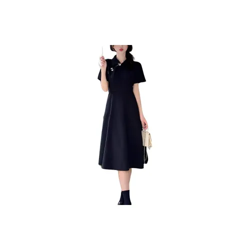 SONDR Short-Sleeved Dresses Women's Black