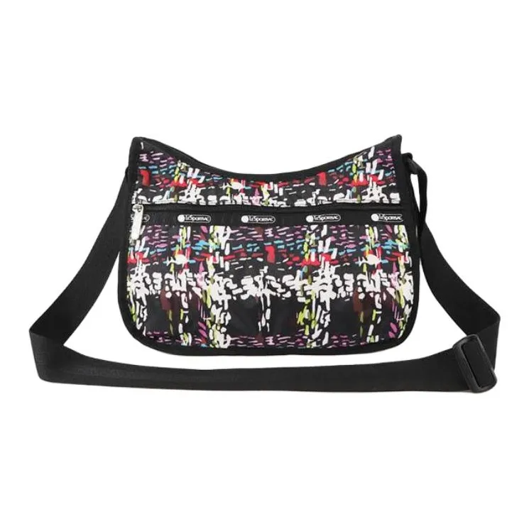 LeSportsac Polyester Crossbody Bag Shoulder Bag Women's Black & Multicolor-0