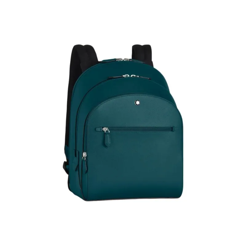 MONTBLANC Grain Cow Leather Backpack Medium Size Men's Cyprus Blue-1