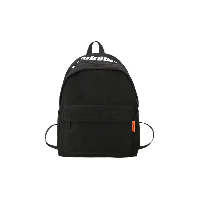 MOK Nylon Backpack Unisex Ivory/Black/Burgundy/Light Brown/Green-2
