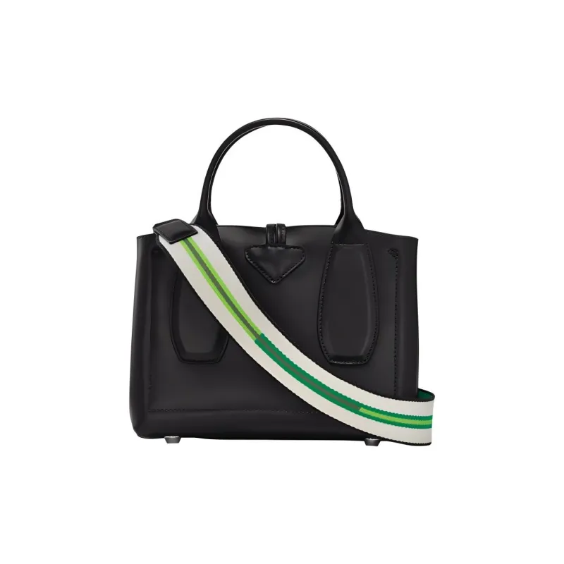 LONGCHAMP Small Roseau Leather Tote Bag-4