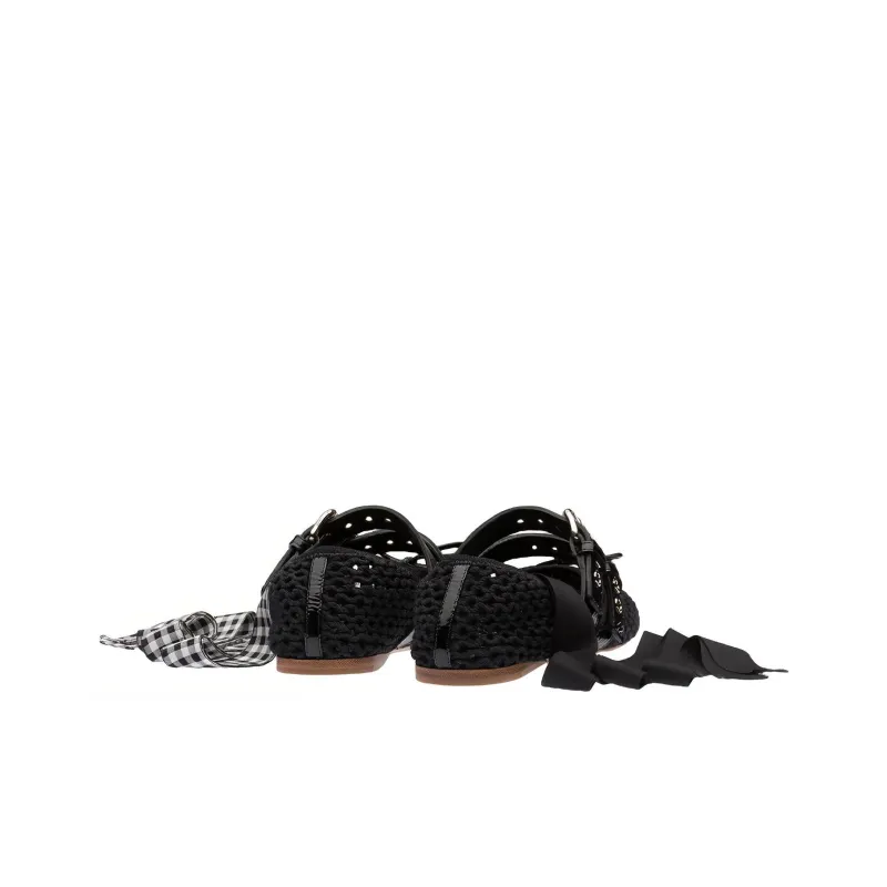 MIU MIU Casual Single Shoes Women's Black-3