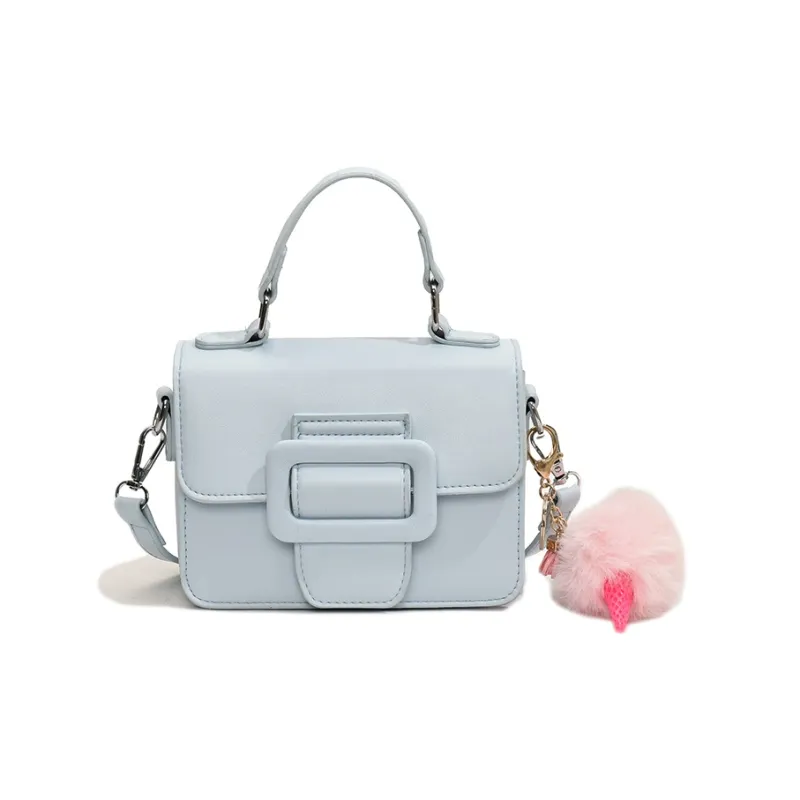 SUPERCUTE PU Satchel Bag Portable Crossbody Bag Shoulder Bag Women's White/Black/Blue/Pink-13