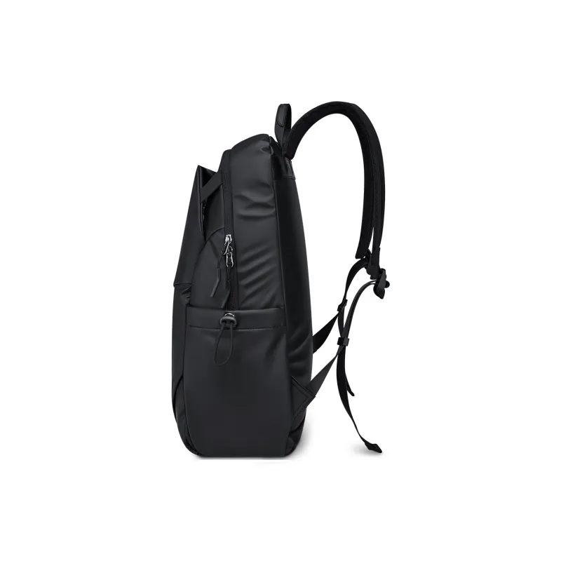 WilliamPOLO Fabric Backpack Large Size Men's Black-2