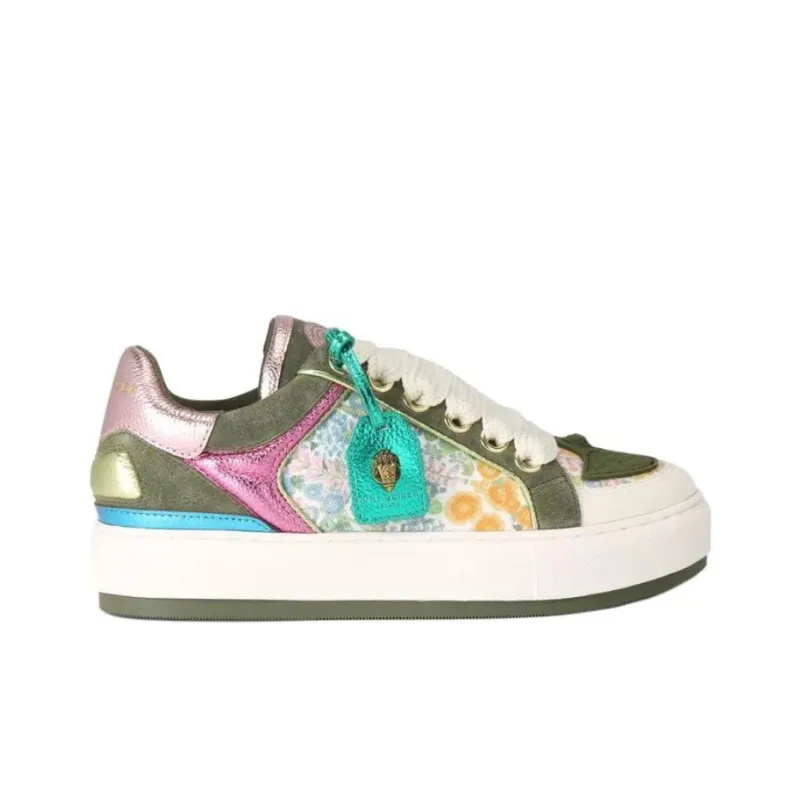 Kurt Geiger London Southbank Low-Top Skateboard Shoes Women's Green-1