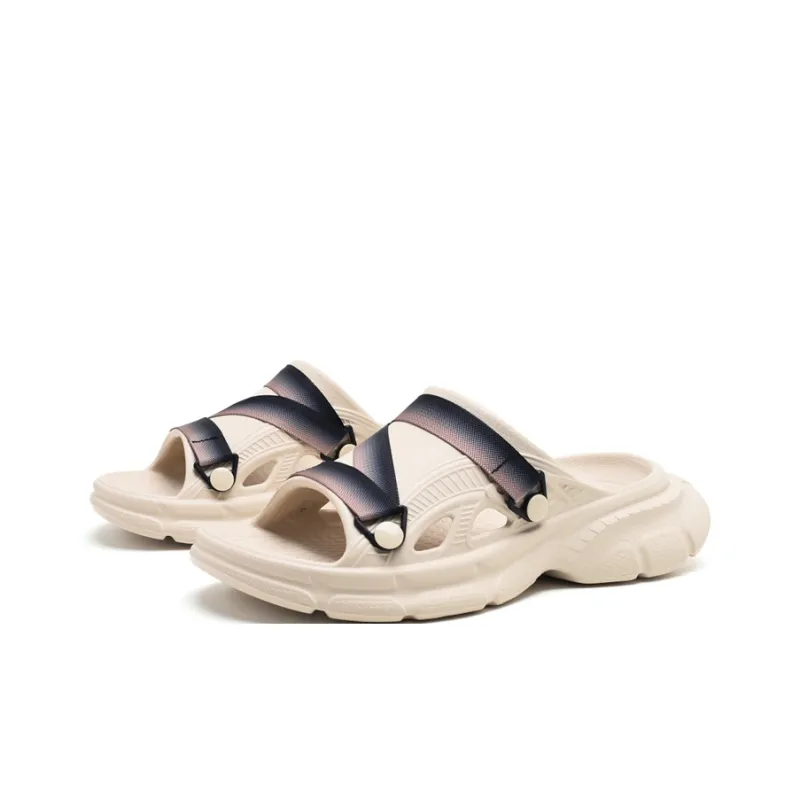 Slazenger Slide Strap Slippers Men's Beige-2