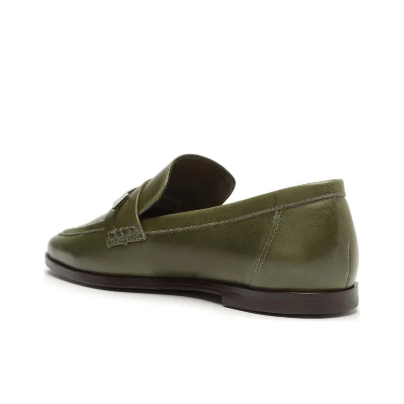 Schutz Desmond Loafers Women's Green-4