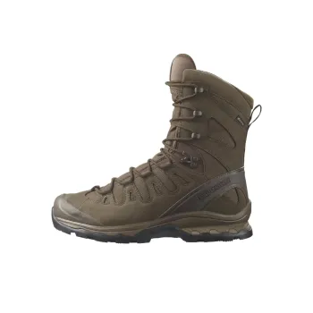 SALOMON QUEST 4D FORCES 2 Anti-Slip Wear-Resistant High-Top Hiking Shoes Unisex Earth Brown