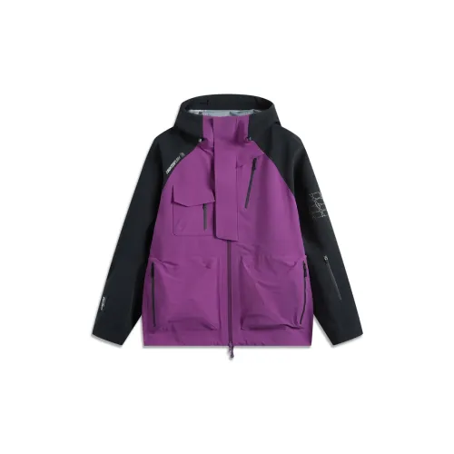 LINING CF Tracing Windbreaker Jackets Unisex Cosmic Purple