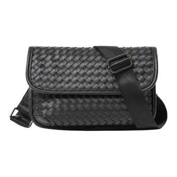 CARTELO PVC Small Square Bag Shoulder Bag Crossbody Bag Cell Phone Pouch Large Size Unisex Black