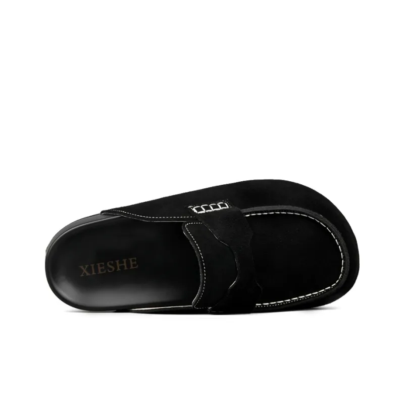 XIE SHE EVA Stitching Slip Resistant Antibacterial Wrap toe Slippers Unisex-36