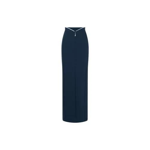 Jacquemus Nike X Jacquemus Casual Long Skirts Women's Marine Blue