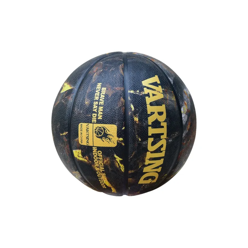 Vartsing PU Basketball Marble Black Size 7 Training Unisex-5