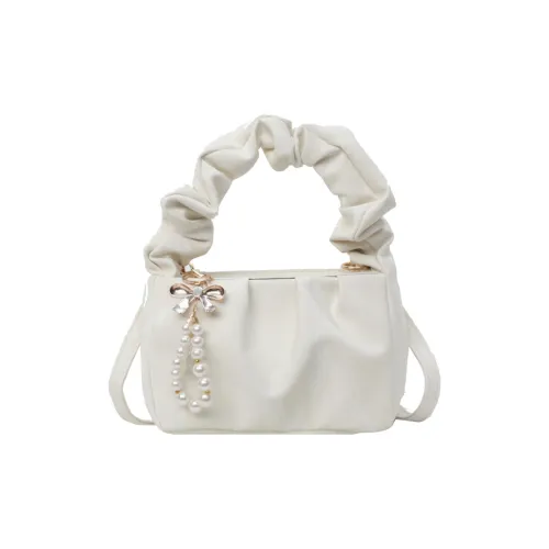 BAODIDAISHU PU Shoulder Bag, Handbag Regular Women's Ecru/Silver/Pink/Black