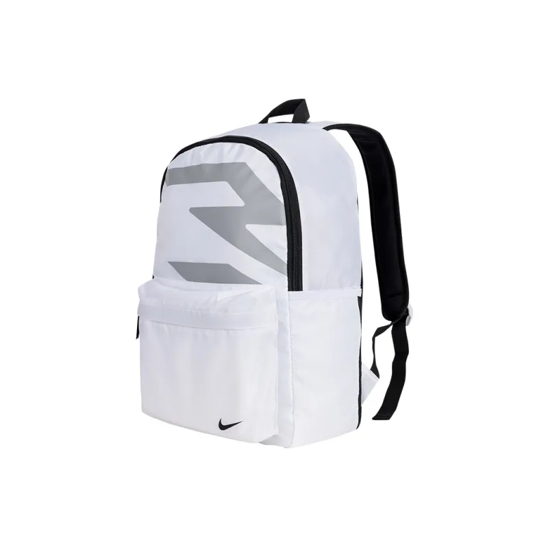 Nike Polyester Backpack Unisex White/Black/Gray-1