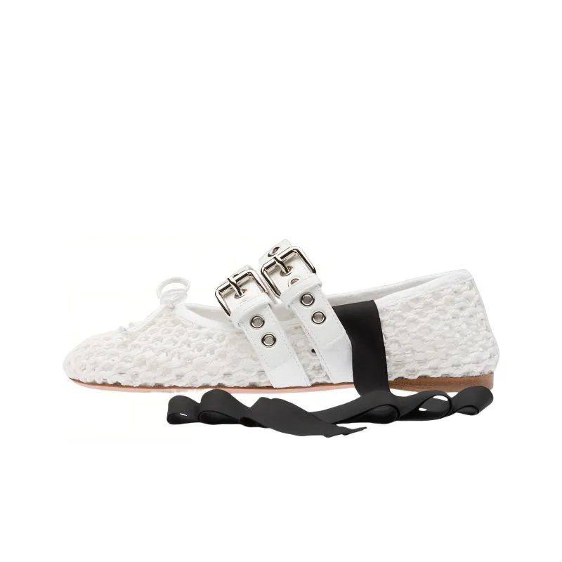 MIU MIU Casual Single Shoes Women's White-0