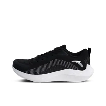 Anta Low Top Running Shoes Men's Black White