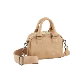 PUMA Polyester Handbag Shoulder Bag Crossbody Bag Small Size Unisex Roasted Almond