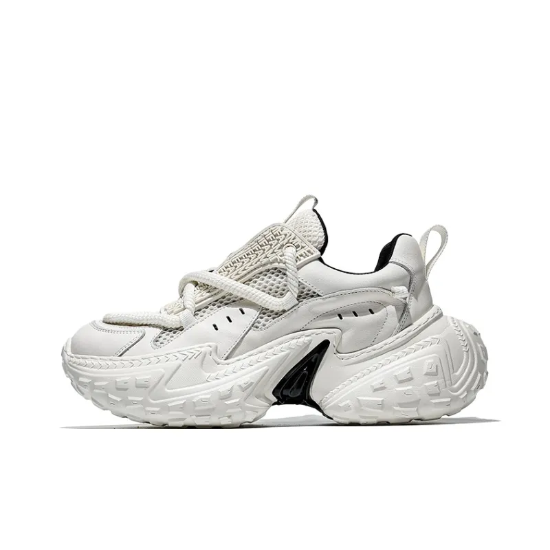 MOERBAI Chunky Sneakers Unisex Low Top-0