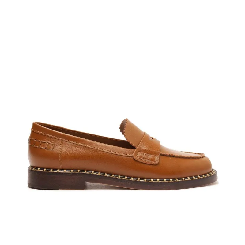 Schutz Christie Loafers Women's Brown-1