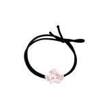 White Sleep Stars Hair Tie