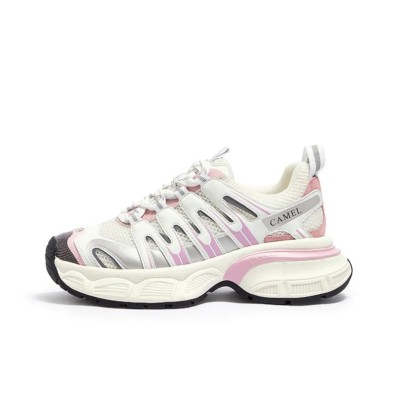 CAMEL Drifting Low-Top Chunky Sneakers Women's-0