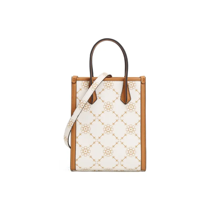 Why PVC Handbag, Shoulder Bag, Crossbody Bag Small Size Women's Coffee/White-4