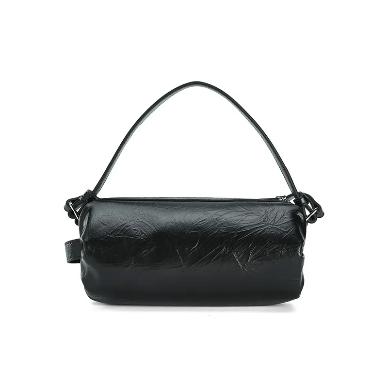 FILA Synthetic Leather One Shoulder Handbag Mini Women's Jet Black-2