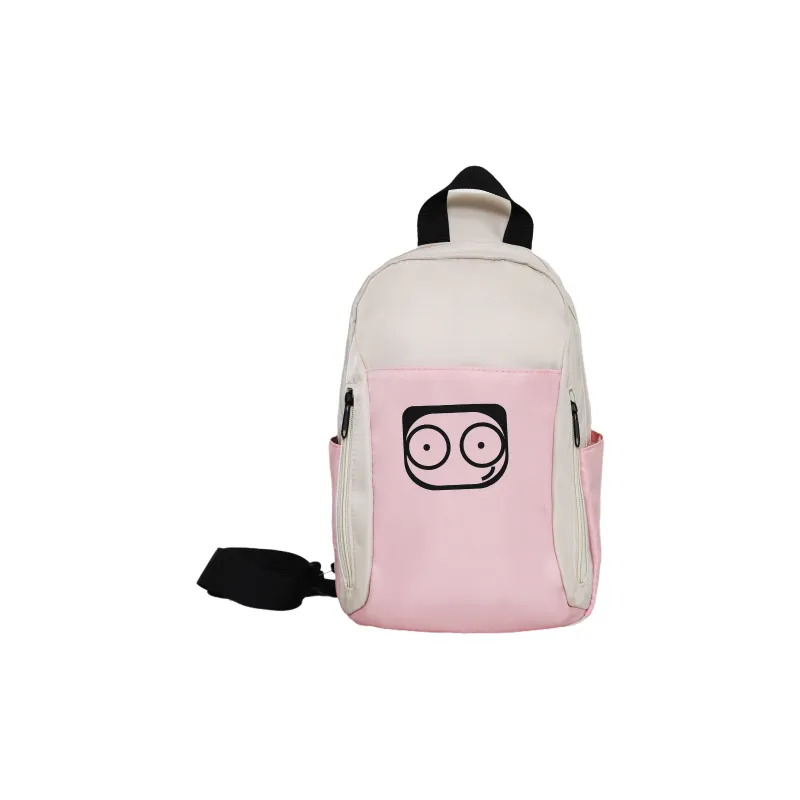 PULUWIRR Nylon Sling Bag Regular Unisex White/Black/Yellow/Green/Pink-27