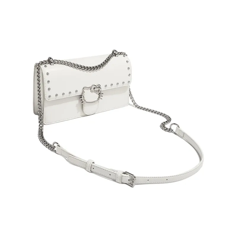 Sanrio Hello Kitty PU Crossbody Bag Shoulder Bag Regular Women's Black/Milk Tea/Ecru-14